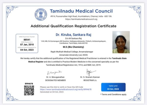Dr. Kiruba